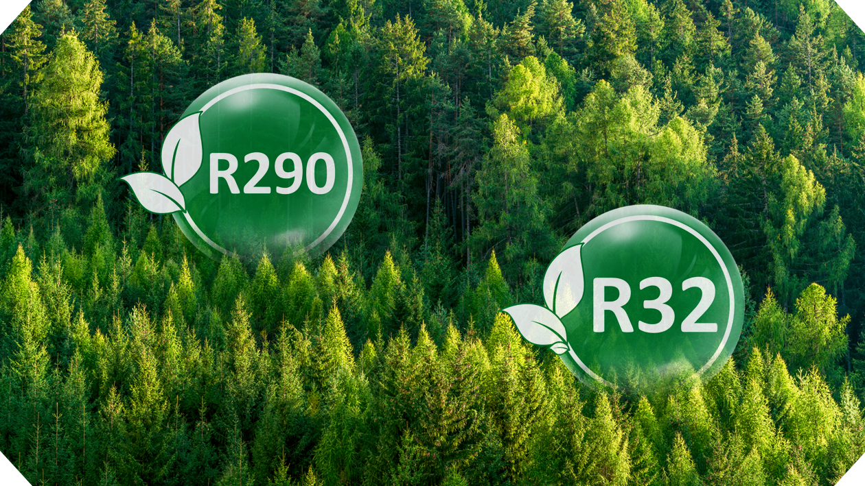 В чем разница между тепловым насосом R32 и R290?