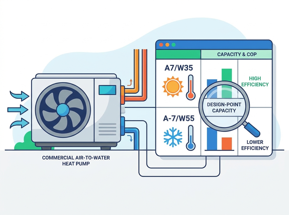 Commercial Air-to-Water Heat Pump Performance